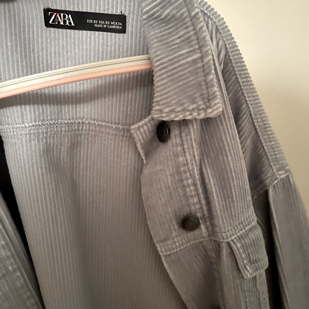 Zara sky blue jeans jacket